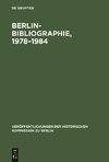 Berlin-Bibliographie, 1978-1984