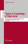 Topics in Cryptology - CT-RSA 2018