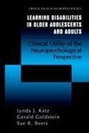 Learning Disabilities in Older Adolescents and Adults