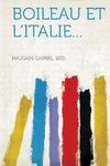 Boileau et l'Italie...