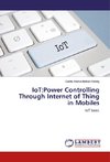 IoT:Power Controlling Through Internet of Thing in Mobiles