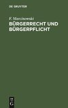 Bürgerrecht und Bürgerpflicht