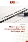 Mise en place d'une démarche qualité au sein du CPAS de Mons