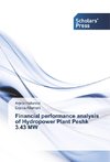 Financial performance analysis of Hydropower Plant Peshk 3.43 MW