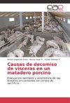 Causas de decomiso de vísceras en un matadero porcino