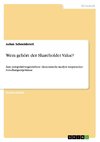 Wem gehört der Shareholder Value?