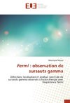 Fermi : observation de sursauts gamma