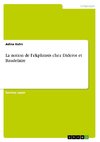 La notion de l'ekphrasis chez Diderot et Baudelaire