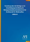 Verordnung über die Beiträge zu der Entschädigungseinrichtung der Wertpapierhandelsunternehmen bei der Kreditanstalt für Wiederaufbau