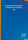 Verordnung über die Prüfung zum Betriebsleiter für Eisenbahnen