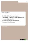 Die öffentliche Auftragsvergabe. Allgemeiner Überblick unter besonderer Berücksichtigung der Rechtsschutzmöglichkeiten im Unterschwellenbereich