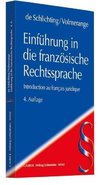 Einführung in die französische Rechtssprache