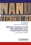 Different strategy of ZnO NPs fabrication & its antibacterial activity