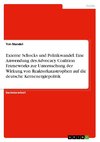 Externe Schocks und Politikwandel. Eine Anwendung des Advocacy Coalition Frameworks zur Untersuchung der Wirkung von Reaktorkatastrophen auf die deutsche Kernenergiepolitik