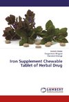 Iron Supplement Chewable Tablet of Herbal Drug