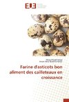 Farine d'asticots bon aliment des cailleteaux en croissance