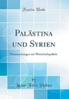 Pinkus, L: Palästina und Syrien