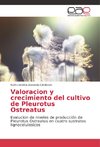 Valoracion y crecimiento del cultivo de Pleurotus Ostreatus