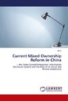 Current Mixed Ownership Reform in China