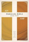 KJV, Amplified, Parallel Bible, Large Print, Hardcover, Red Letter Edition