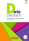 D wie Deutsch - Zu allen Ausgaben 5. Schuljahr - Arbeitsheft mit interaktiven Übungen auf scook.de