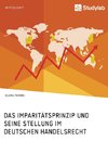 Das Imparitätsprinzip und seine Stellung im deutschen Handelsrecht