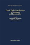 Henri Theil's Contributions to Economics and Econometrics