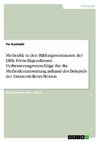 Methodik in den Bildungsseminaren der DRK Freiwilligendienste. Verbesserungsvorschläge für die Methodenumsetzung anhand des Beispiels der Einsatzstellenreflexion