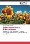 Instalación solar fotovoltaica