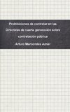 Prohibiciones de contratar en las Directivas de cuarta generación sobre contratación pública