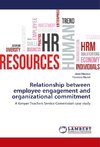 Relationship between employee engagement and organizational commitment