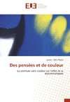 Des pensées et de couleur