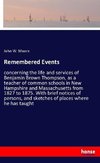 Remembered Events