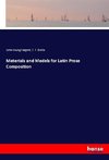 Materials and Models for Latin Prose Composition