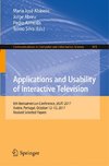 Applications and Usability of Interactive Television