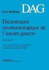 Dictionnaire onomasiologique de l'ancien gascon (DAG). Fasci