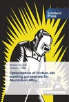 Optimization of friction stir welding parameters for Aluminium Alloy