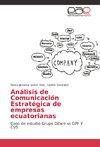 Análisis de Comunicación Estratégica de empresas ecuatorianas