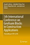 5th International Conference on Geofoam Blocks in Construction Applications