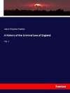 A History of the Criminal Law of England