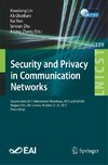 Security and Privacy in Communication Networks