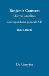 Correspondance générale 1821-1822