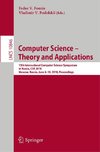 Computer Science - Theory and Applications