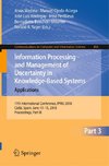 Information Processing and Management of Uncertainty in Knowledge-Based Systems. Applications