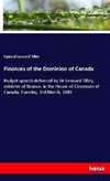 Finances of the Dominion of Canada