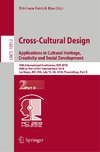 Cross-Cultural Design. Applications in Cultural Heritage, Creativity and Social Development