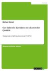 Gas haltende Kavitäten mit akustischer Qualität