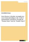 From Panama to Paradise. An insight into secret financial dealings in the world of multinational corporations through the 