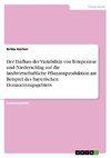 Der Einfluss der Variabilität von Temperatur und Niederschlag auf die landwirtschaftliche Pflanzenproduktion am Beispiel des bayerischen Donaueinzugsgebiets