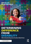 Determining Difference from Disability